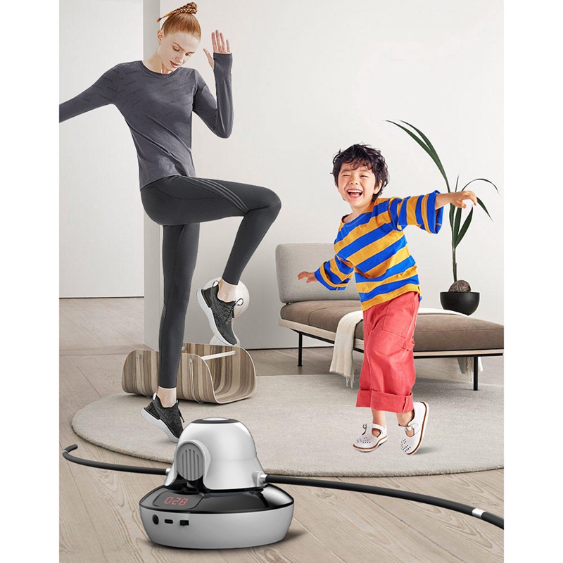 1 Bộ Dây Nhảy Thông Minh Kết Nối Bluetooth Màu Xanh Dương