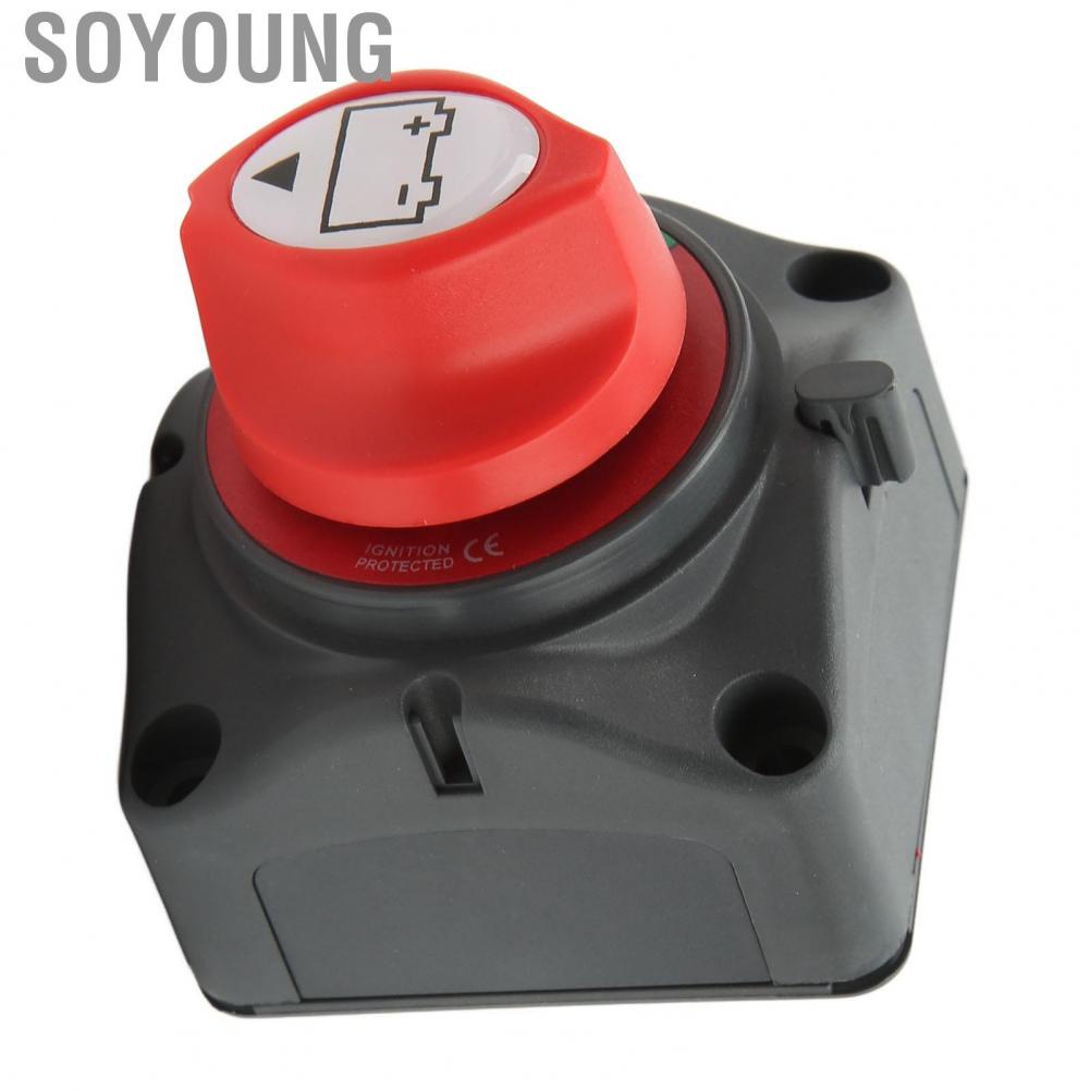 Soyoung Marine Battery Disconnect Switch  Wide Application 12-48V ABS for ATV