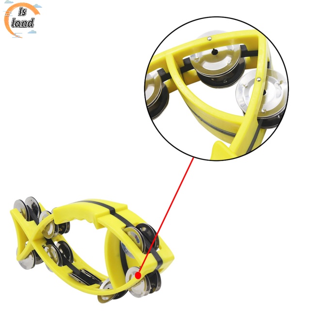 [IS] Trống Lục Lạc Cầm Tay Hình Cá Nhiều Màu Sắc Giáo Dục Sớm Cho Bé