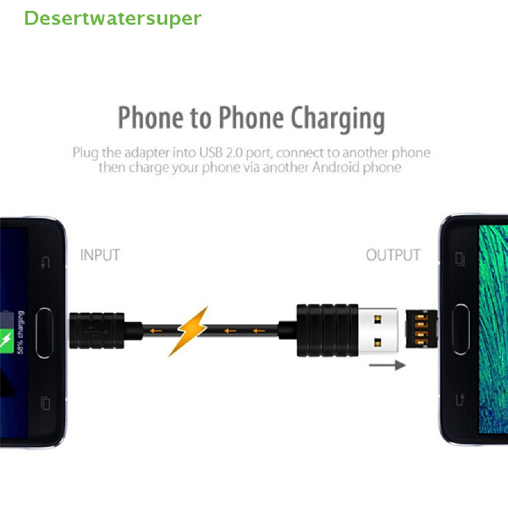 Set 2 Đầu Chuyển Đổi USB 3.1 Type C Đực Sang USB Cái OTG Cái Dành Cho Điện Thoại / Máy Tính Bảng