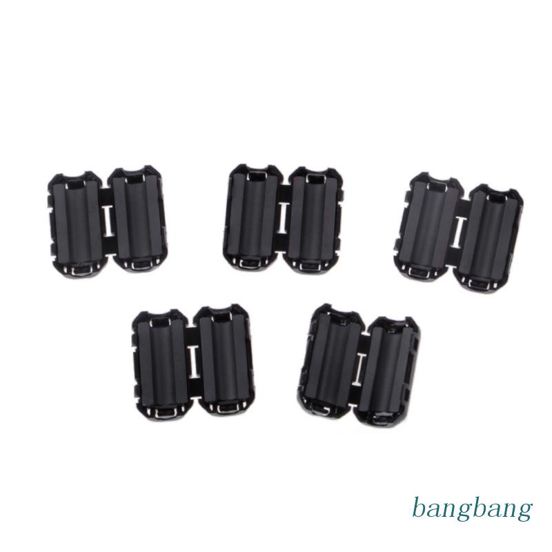 Set 5 Vòng Kẹp 5mm Giảm Tiếng Ồn EMI RFI Tiện Dụng