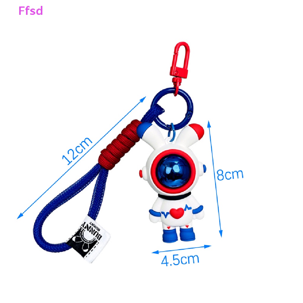 {Ffsd} 1 Móc Khóa Hình Phi Hành Gia / Thỏ Cỡ Lớn Cho Túi Xách / Xe Hơi Bán Chạy