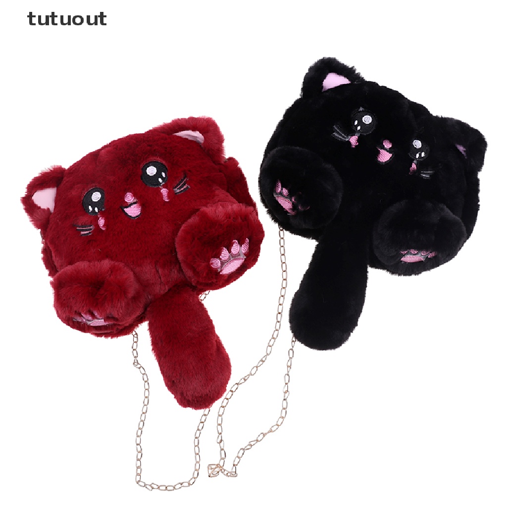 1 Balo Đeo Vai Hình Mèo Bông Đáng Yêu Thời Trang Cho Nữ