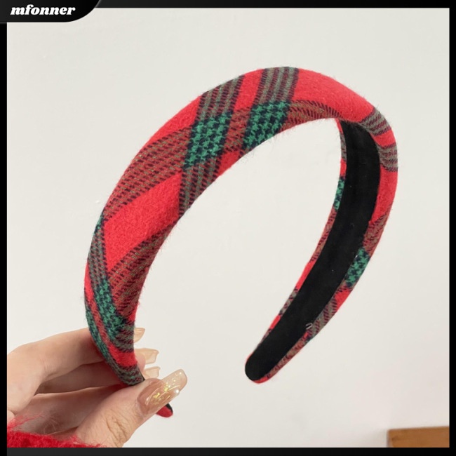 Băng Đô Cài Tóc Viền Lông Nhung Đơn Giản Phong Cách Retro Pháp Cho Nữ