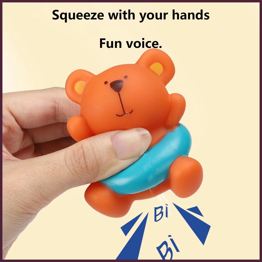 Đồ Chơi Lên Dây Cót Hình Gấu Dễ Thương Cho Bé Chơi Khi Tắm