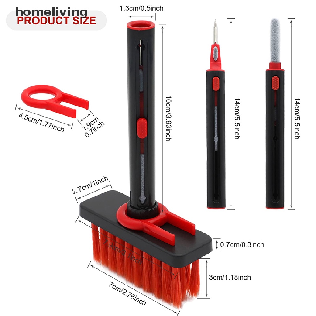 Bộ Bàn Phím Và Dụng Cụ Vệ Sinh Tai Nghe Bluetooth Airpods Pro 1 2 3 5 Trong 1