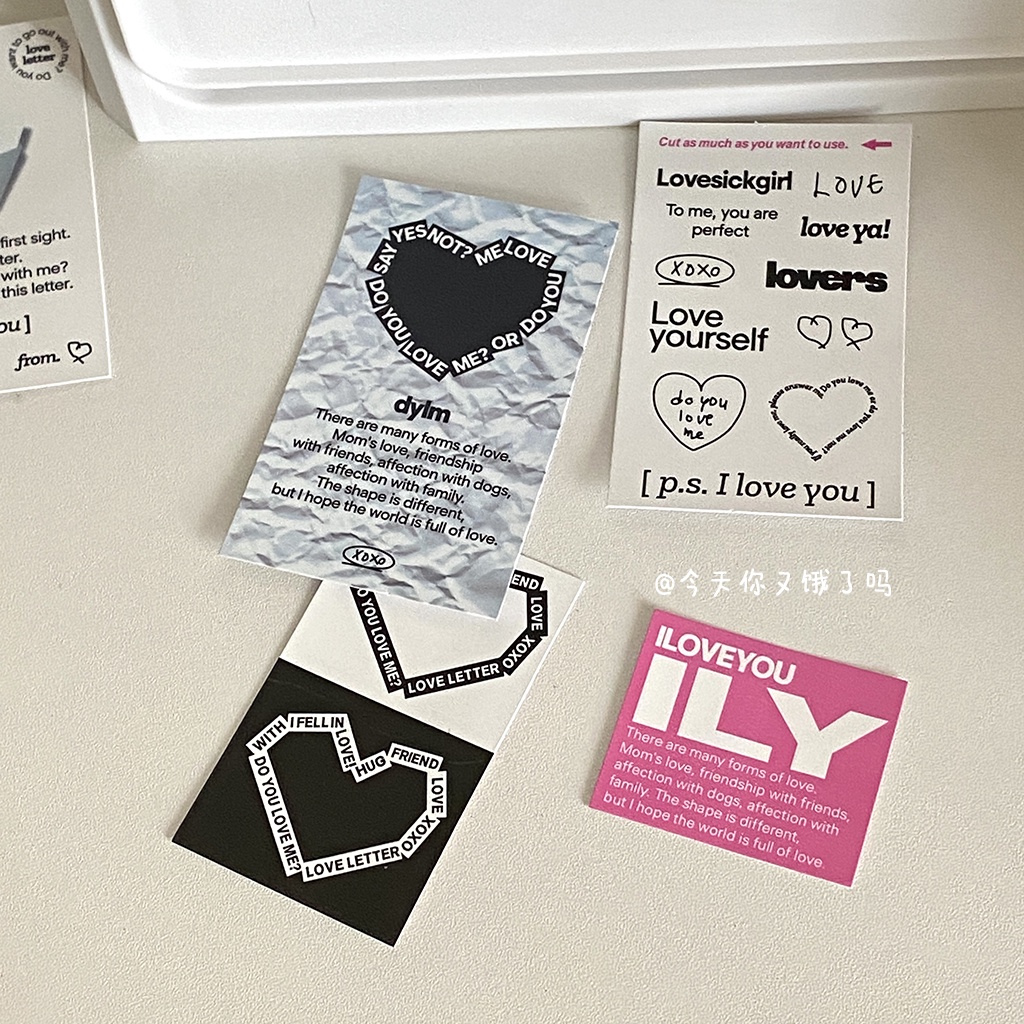 Miếng Dán Trang Trí Sổ Tay Chủ Đề Dễ Thương