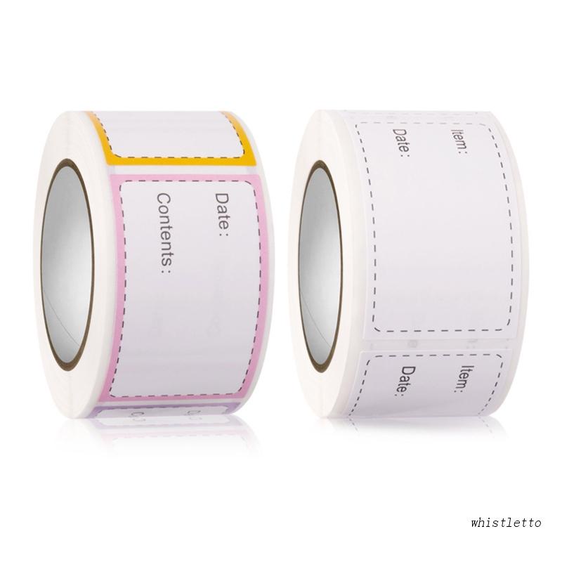 Cuộn / 250 Nhãn Dán Tự Dính Có Thể Tháo Rời Cho Nhà Bếp