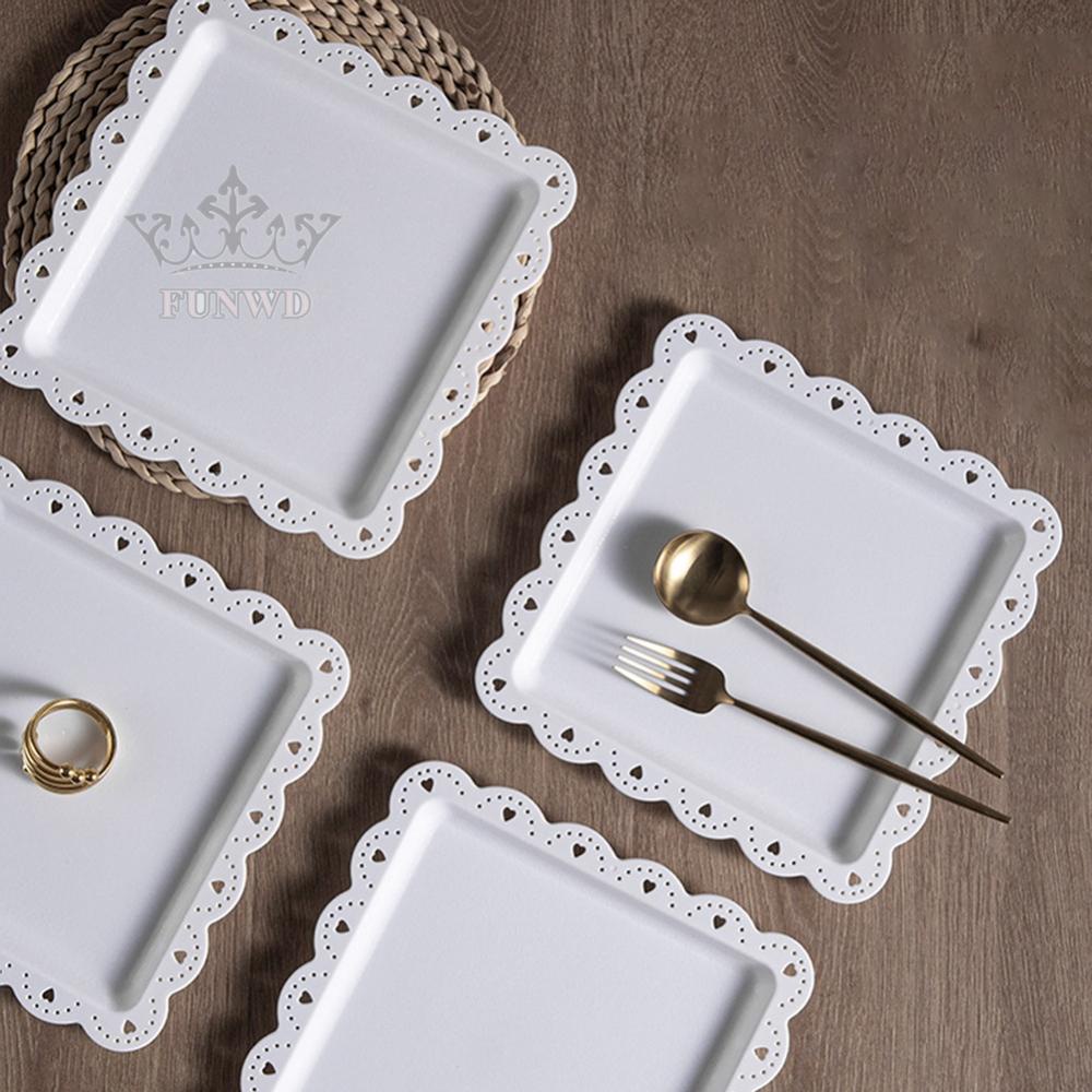 Đĩa Nhựa Hình Vuông Đa Chức Năng