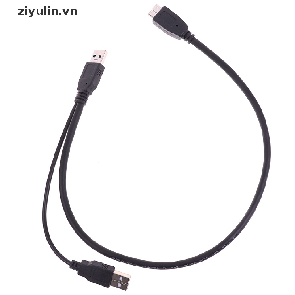 Dây Cáp Ổ Cứng Ngoài ziyulin USB 3.0 A Micro USB 3.0 B Y Chuyên Dụng