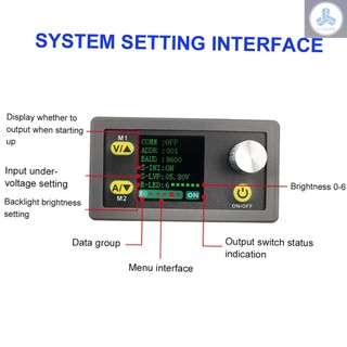 Digital Control Module 5A 80W Constant Voltage Current Programmable Power Supply Module Adjustable Voltage Regulator Data Storage DC Power Module