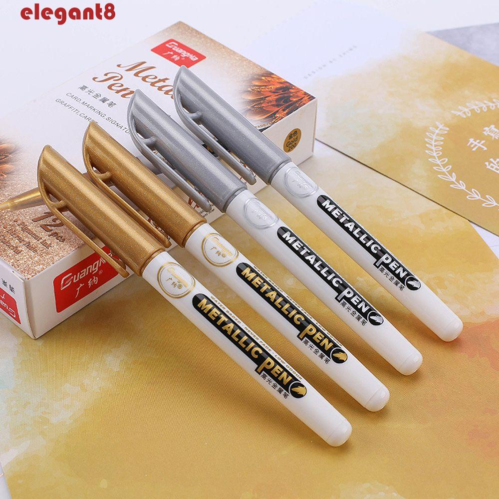 Bút Dạ Quang Ánh Kim Dùng Trang Trí Sổ Tay DIY