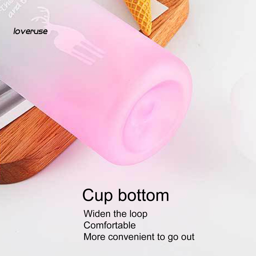 Bình Nước Thể Thao 600ml In Họa Tiết Hoạt Hình Dễ Thương Cho Bé