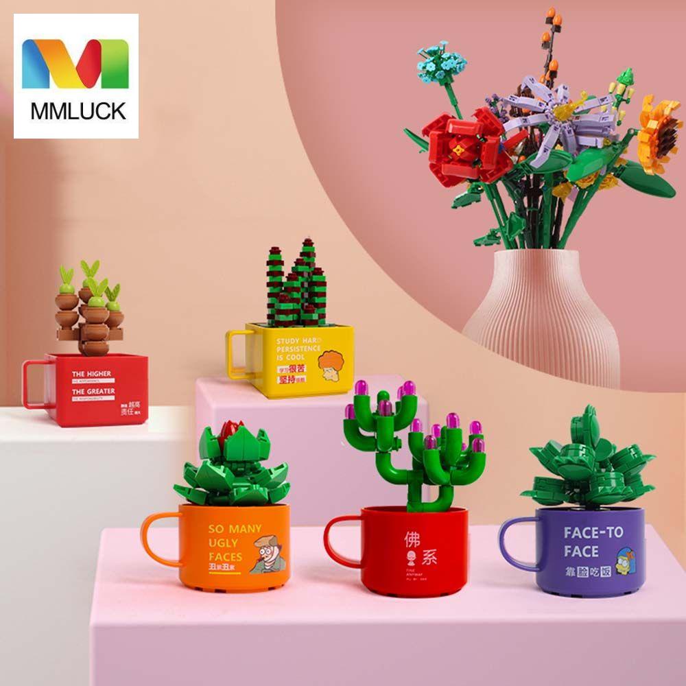 Đồ Chơi Lắp Ráp Mô Hình Chậu Cây Mọng Nước Thân Thiện Với Môi Trường