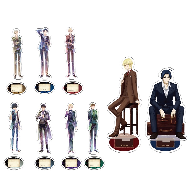 Mô Hình Đồ Chơi Nhân Vật MORIARTY THE PATRIOT Margot3 Bằng Acrylic Đứng Để Bàn Trang Trí