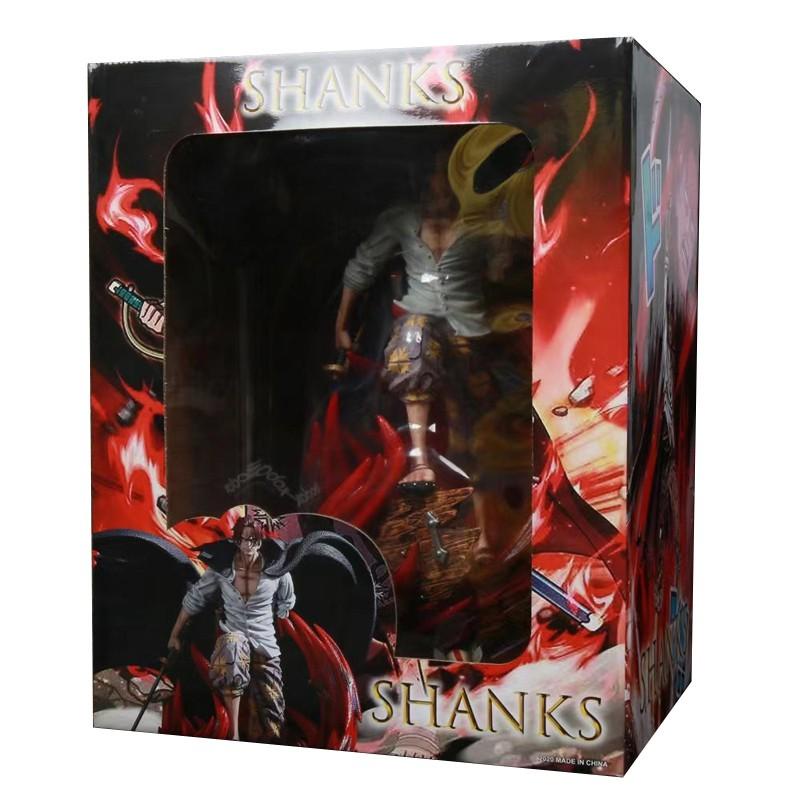 Mô hình nhân vật Shanks tóc đỏ tứ hoàng cực ngầu cao 40cm | Figure anime one piece vua hải tặc mô hình đồ chơi