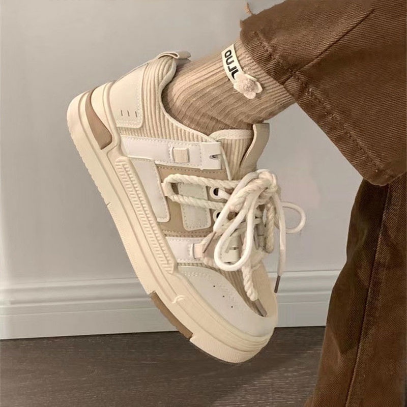Giày thể thao SHIZHIBAO vải nhung cổ thấp thoải mái thời trang cho nữ