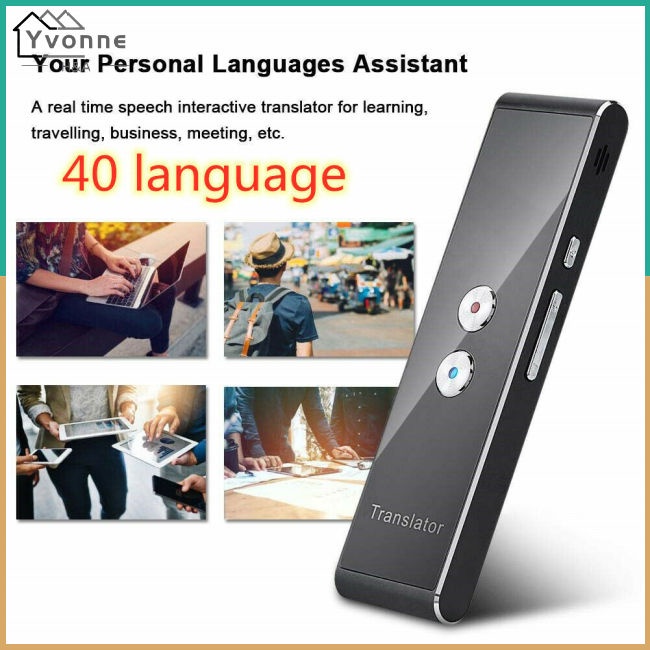 Máy Phiên Dịch Thông Minh 40 Ngôn Ngữ Thật Thời Gian Thực