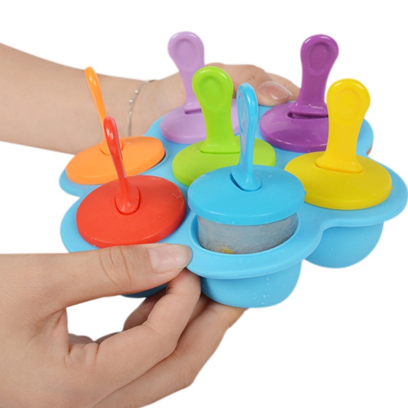 Khuôn Silicone Làm Kem Que Tiện Dụng