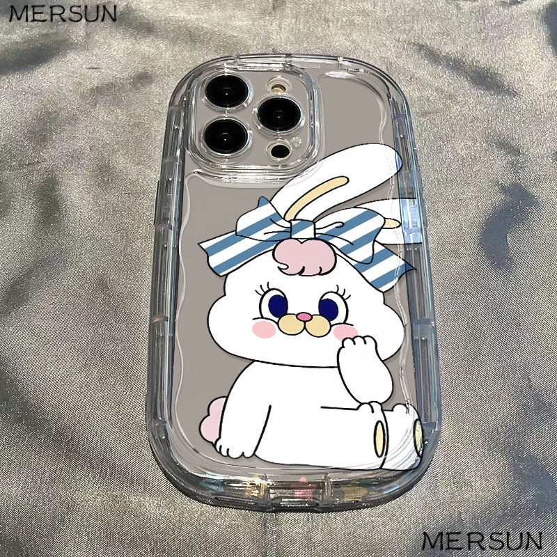 ✅Ốp Điện Thoại Dẻo Trong Suốt Họa Tiết Chú Thỏ Nhỏ Dễ Thương Chống Sốc Cho iPhone14xrxs 1112 7 8ppromax13 14Xrxs 1112