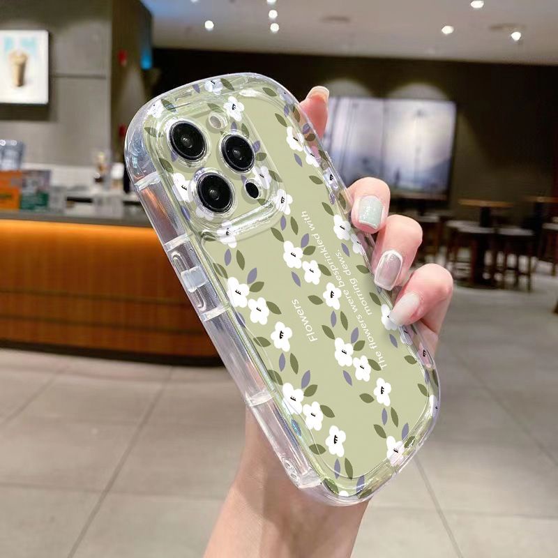 ✅Ốp Điện Thoại Mềm Trong Suốt Chống Sốc In Họa Tiết Hoa Cho Iphone Xs xs7promax xr12 / 11 138piPhone14 / H5M2
