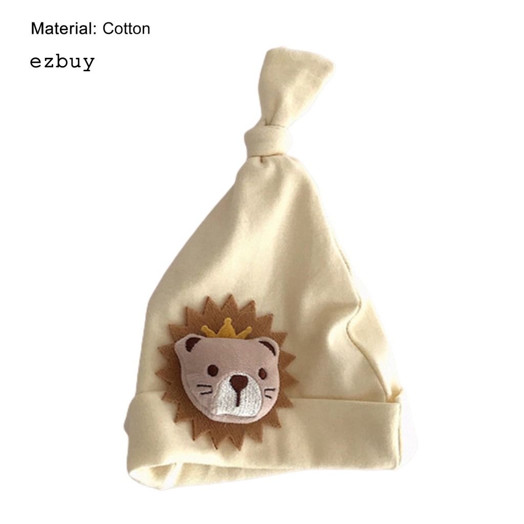 Mũ Beanie Dày Dặn Thoáng Khí Không Biến Dạng In Hình Sư Tử Dành Cho Bé Trai Gái