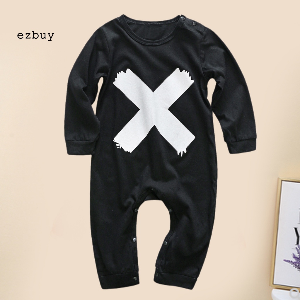 Bộ Áo Liền Quần Bằng Cotton Siêu Mềm Thoáng Khí Thời Trang Mùa Thu Cho Bé