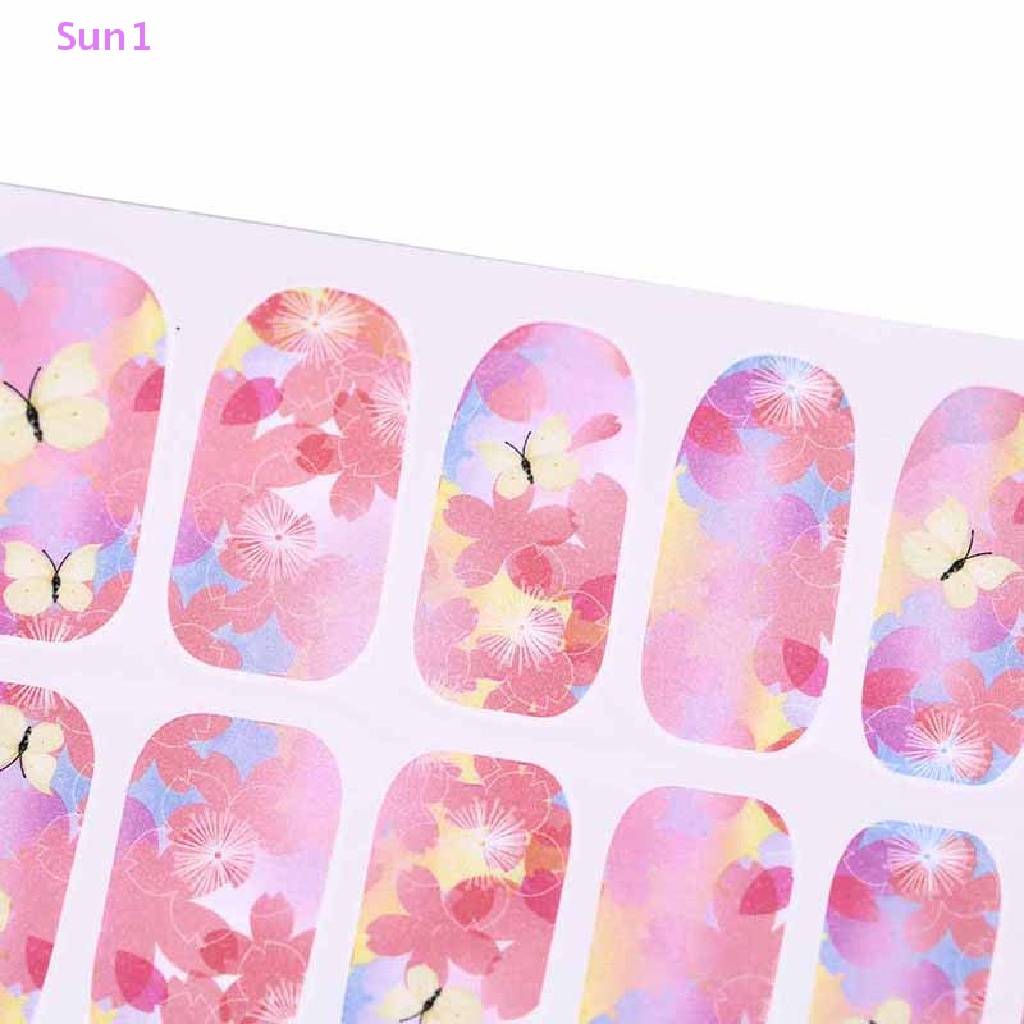 1 Tờ Nhãn Dán Móng Tay Chuyển Nước Làm Đẹp YSD056-YSD060 well