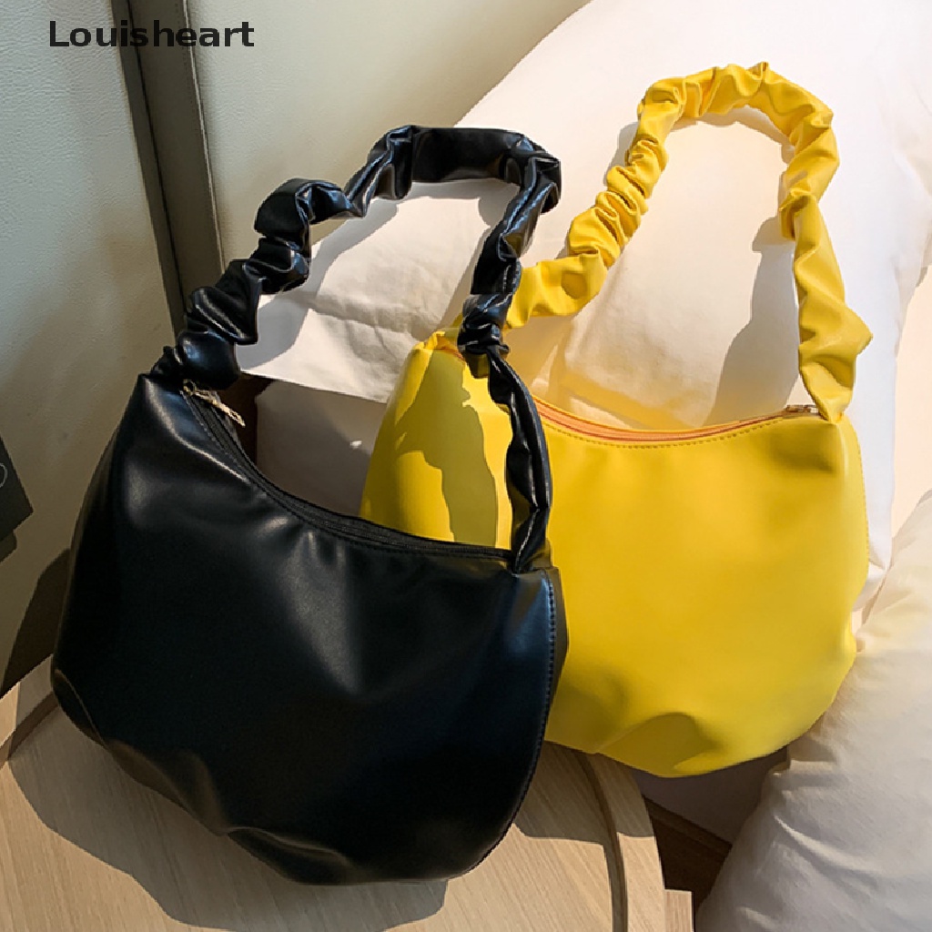 Túi Xách Đeo Vai Louisheart Dây Đeo Xếp Ly Thời Trang Mùa Hè Cho Nữ TFG