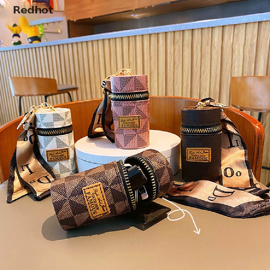 &lt; Redhot &gt; Túi Da Đựng Chìa Khóa / Khăn Quàng Cổ / Móc Khóa Bằng Lụa Hình Đôi Môi Cho Nữ Đa