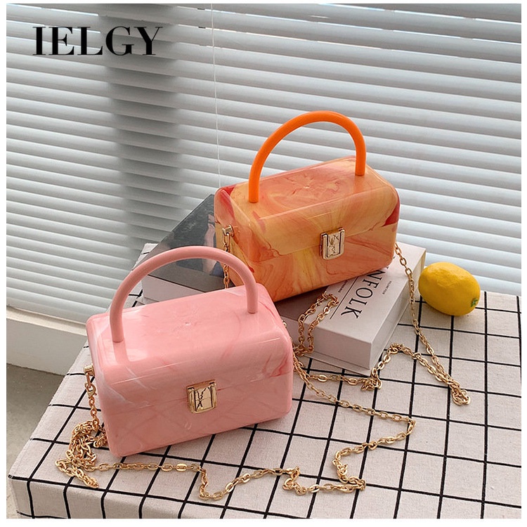 Túi Đeo Chéo Bằng Acrylic Màu Kẹo Ngọt Phong Cách Mới 2023