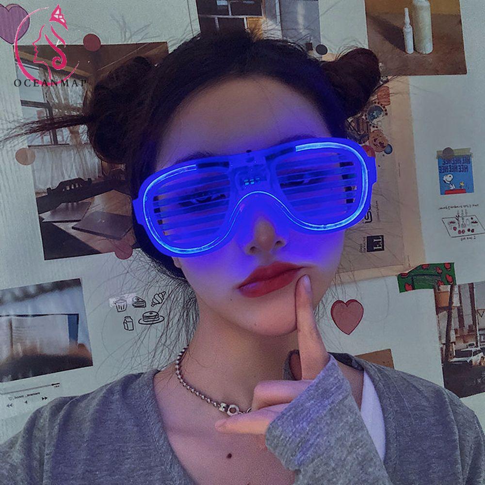 Mắt Kính Có Đèn Led Phát Sáng Phong Cách Thời Trang Hàn Quốc Dành Cho Nữ