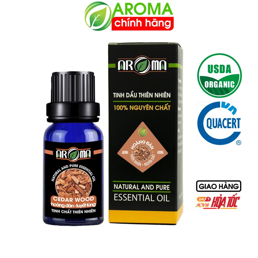 Tinh dầu Tuyết Tùng (Hoàng Đàn) Cedar wood AROMA essential oil, tinh dầu thơm phòng, thư giãn