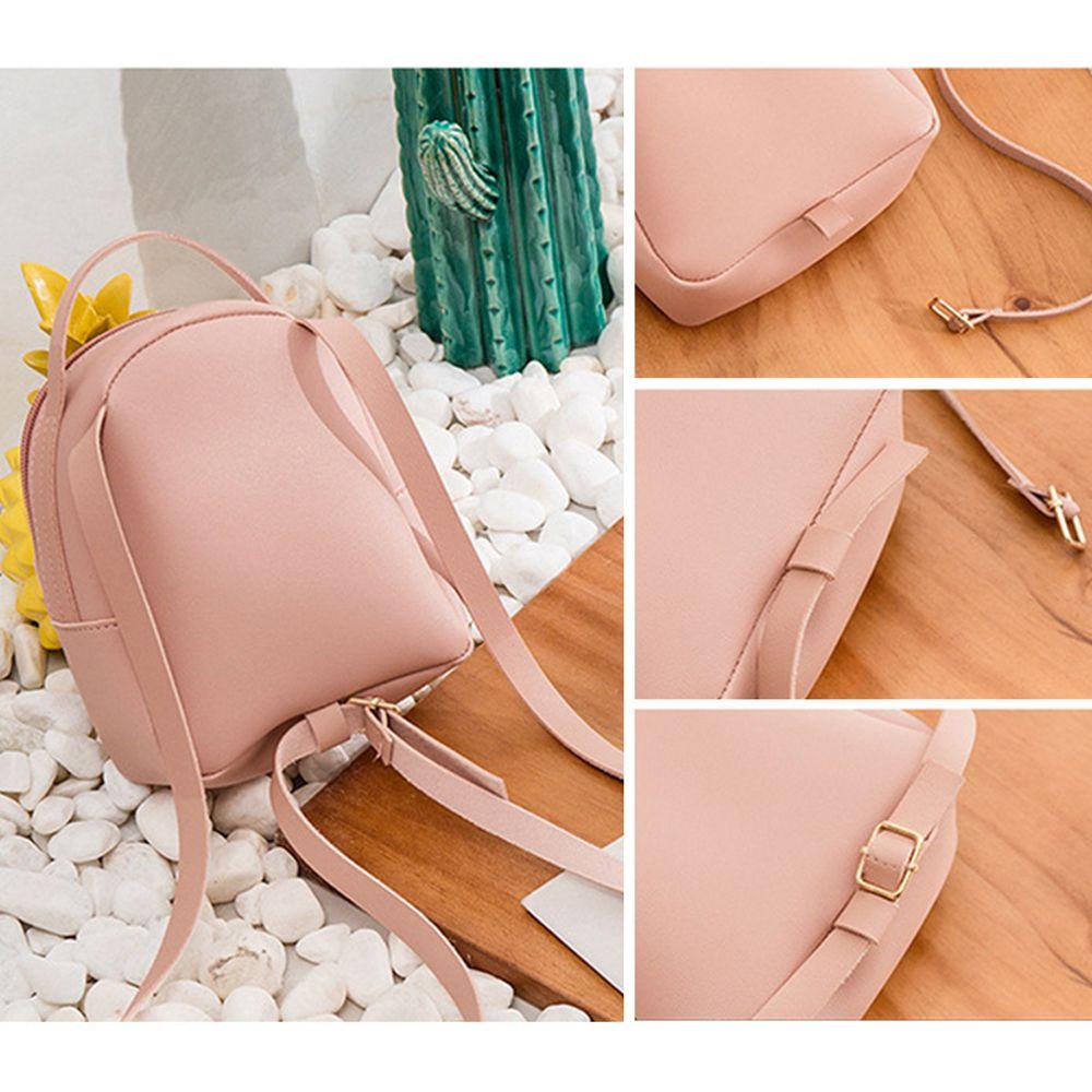 SUSANS Túi nhỏ thời trang mới 2022 dành cho nữ ba lô có khóa kéo túi nhắn tin phong cách nhỏ tươi