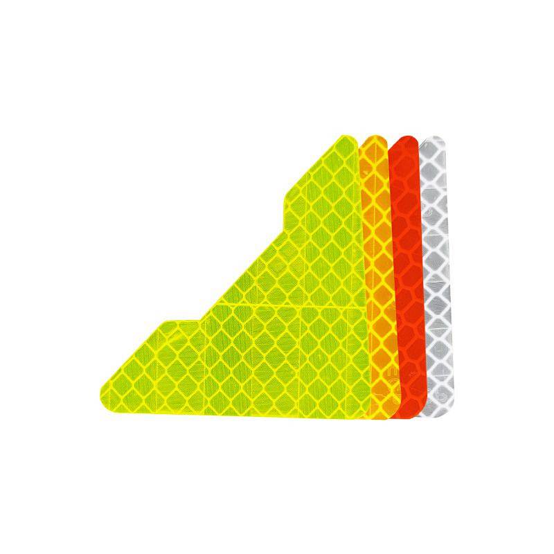 Car Door Corner Protection Reflective Sticker Car Body Side Door Scratch Hidden Car Stickers Personalized Creative Warning Blocking Side Door Decorative Stickers 4FPQ