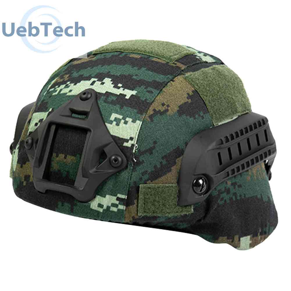 Mũ Bảo Hiểm Lưới Thoáng Khí Họa Tiết Rằn Ri Dùng Khi Đi Săn