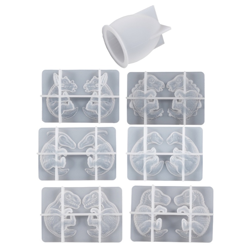 Khuôn Silicone Tạo Hình Trứng Rồng 3D Trang Trí Bàn Làm Việc