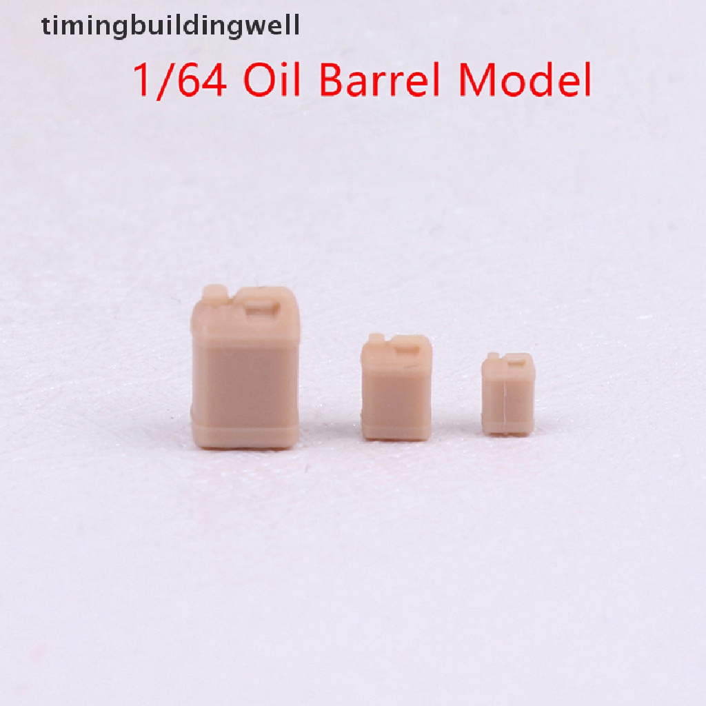 Mô Hình Thùng Dầu Diorama Không Màu Bằng Nhựa Resin 1 / 64