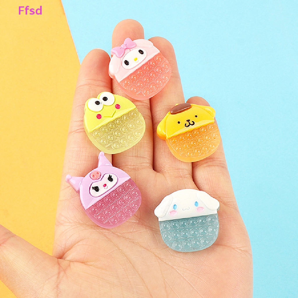 {Ffsd} Miếng Dán Trang Trí Tủ Lạnh Mô Phỏng Thủ Công Màu Dạ Quang Hình Chú Chó Hoạt Hình Kuromi Diy Bán Chạy *