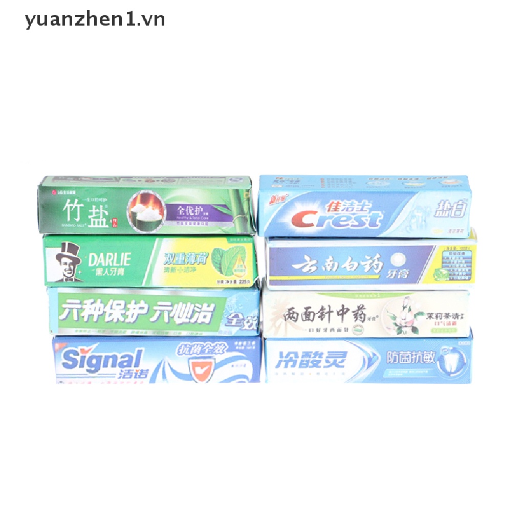 Set 5 Bàn Chải Và Kem Đánh Răng Mini Tỉ Lệ 1 / 12 Cho Nhà Búp Bê