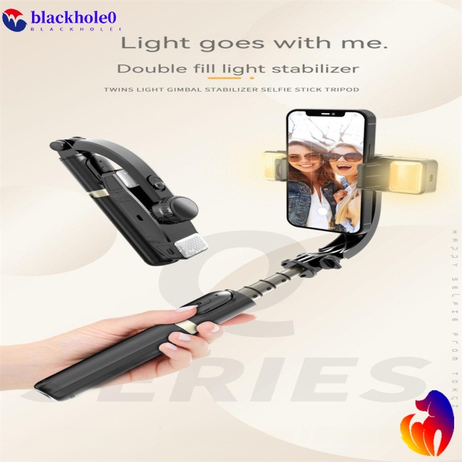 Gậy Tự Sướng Bluetooth BH Q08 Có Đèn Led Cho Điện Thoại