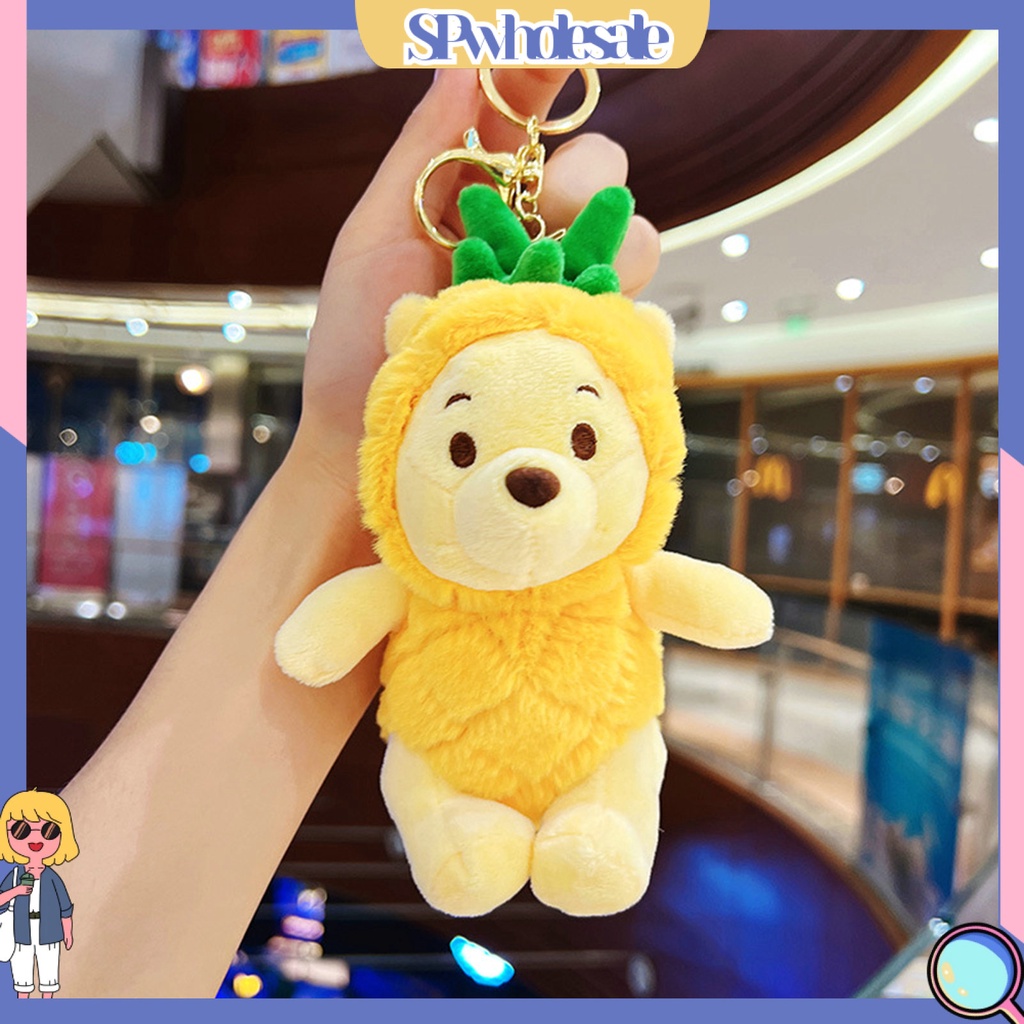 <SPwholesale> Móc Chìa Khóa Đồ Chơi Gấu Bông Mềm Mại Thoải Mái Chống Mài Mòn Đa Năng