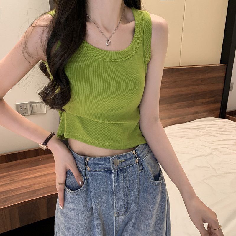 COZOK Áo Sát Nách Màu Trơn Quyến Rũ Hợp Thời Trang