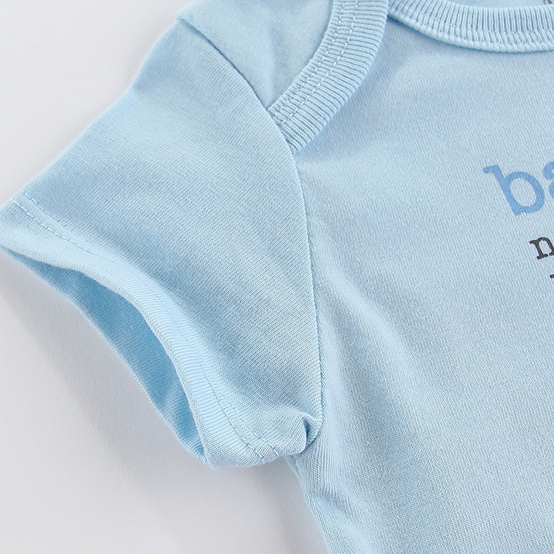 1 Bộ Bodysuit Một Mảnh Vải Cotton Mềm Mại Thời Trang Mùa Hè Cho Bé Sơ Sinh