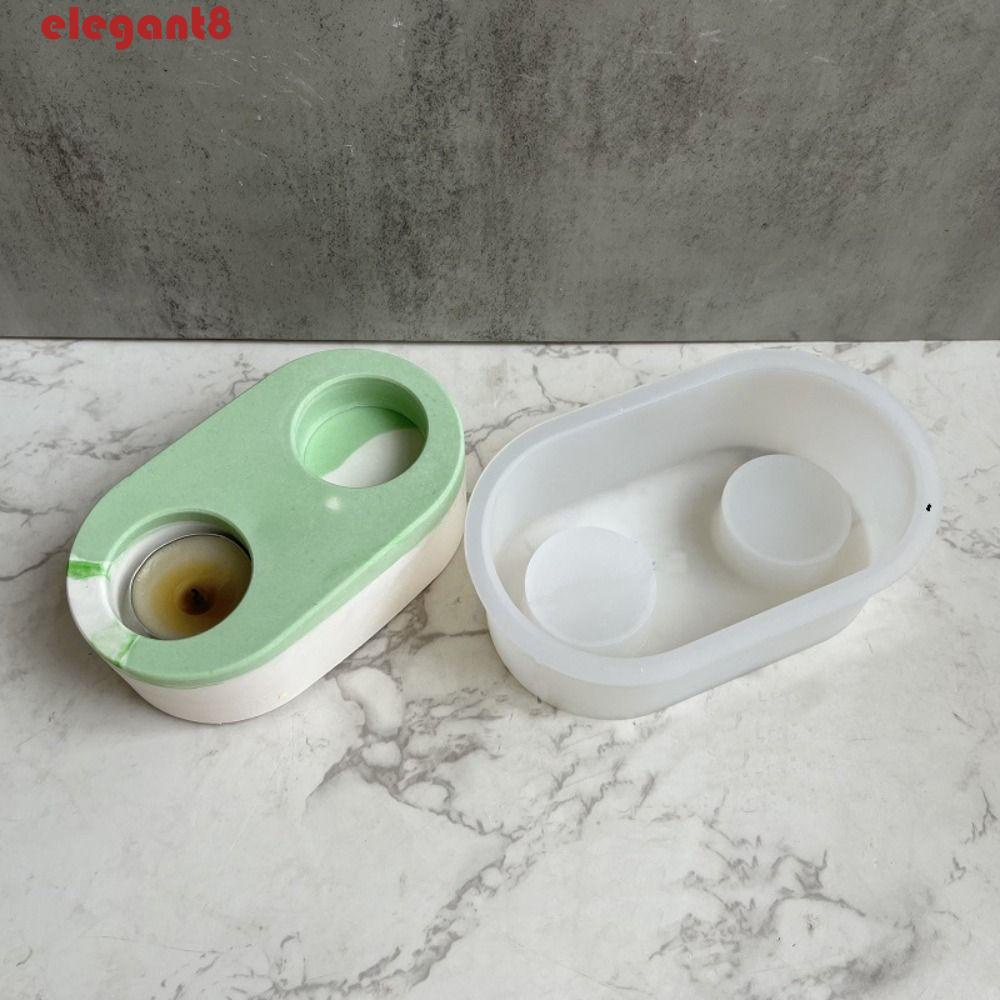 Khuôn Silicone Làm Giá Đỡ Đèn Cầy Không Mùi Tiện Dụng DIY