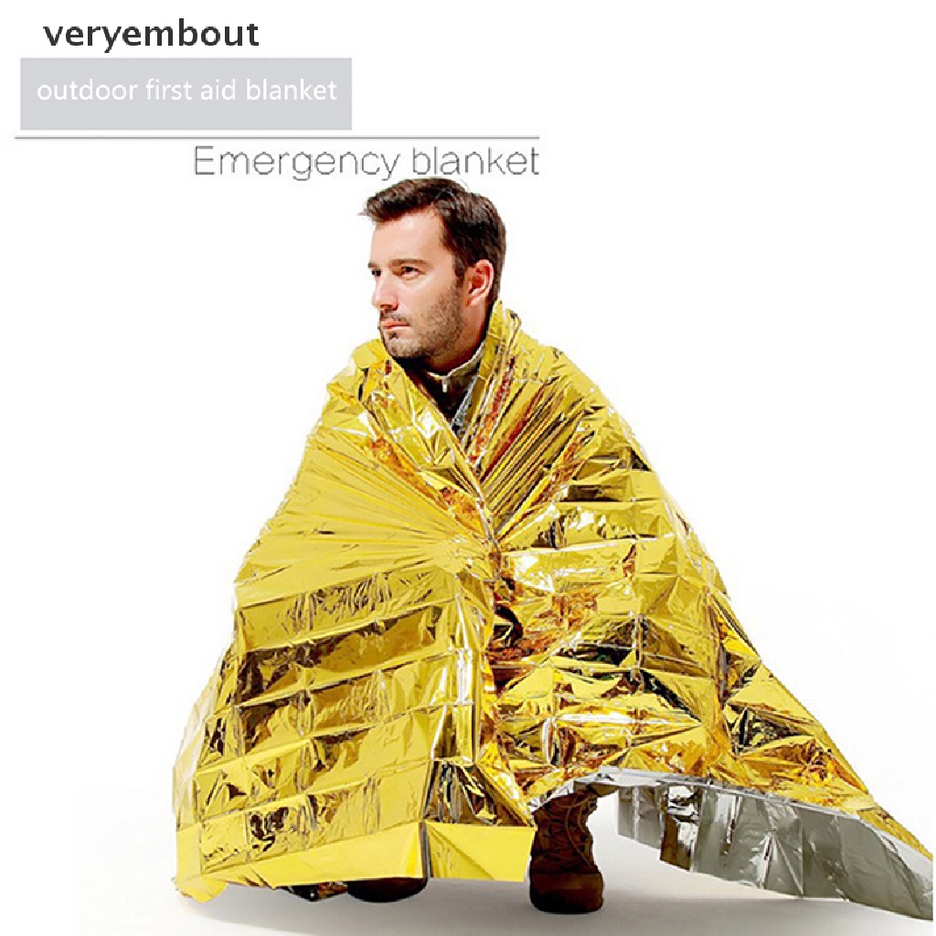 Chăn Sơ Cứu Cách Nhiệt Một Mặt Kích Thước 210 * 160 cm Tiện Dụng