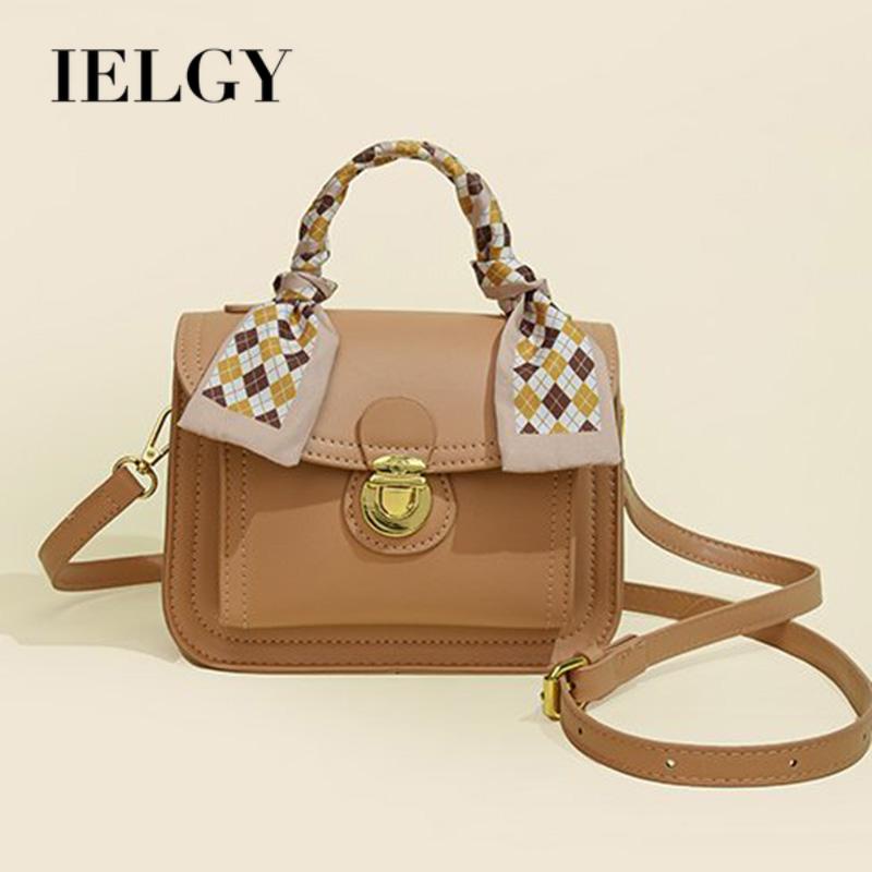 Ielgycommuter Túi Xách Đeo Vai Một Vai Cầm Tay Bằng Lụa Phong Cách Hàn Quốc Đơn Giản Dễ Phối Đồ Cho Nữ
