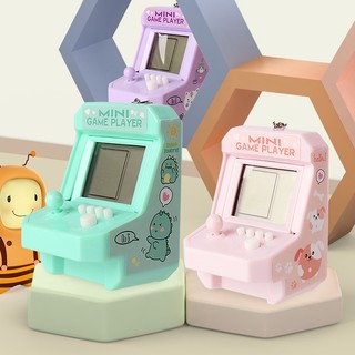 Mini retro nhỏ arcade máy tính để bàn chơi game cầm tay tetris video máy chơi game cảnh đồ chơi