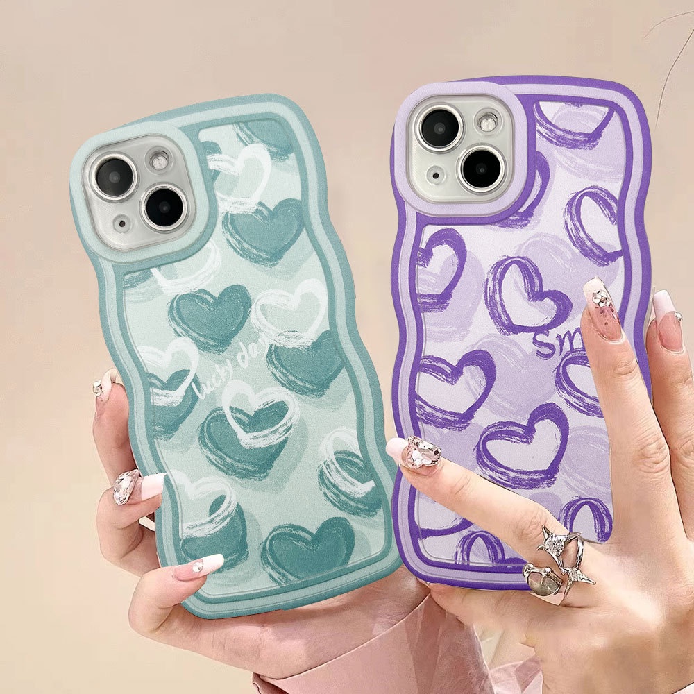 Ốp lưng Oppo Reno 8t 8 8z 7z 7 6 5 4 3 F11 Pro F9 Pro F1s F7 F5 Youth A91 A93 A94 A96 5G love Simplicity fresh Wave edge soft phone case