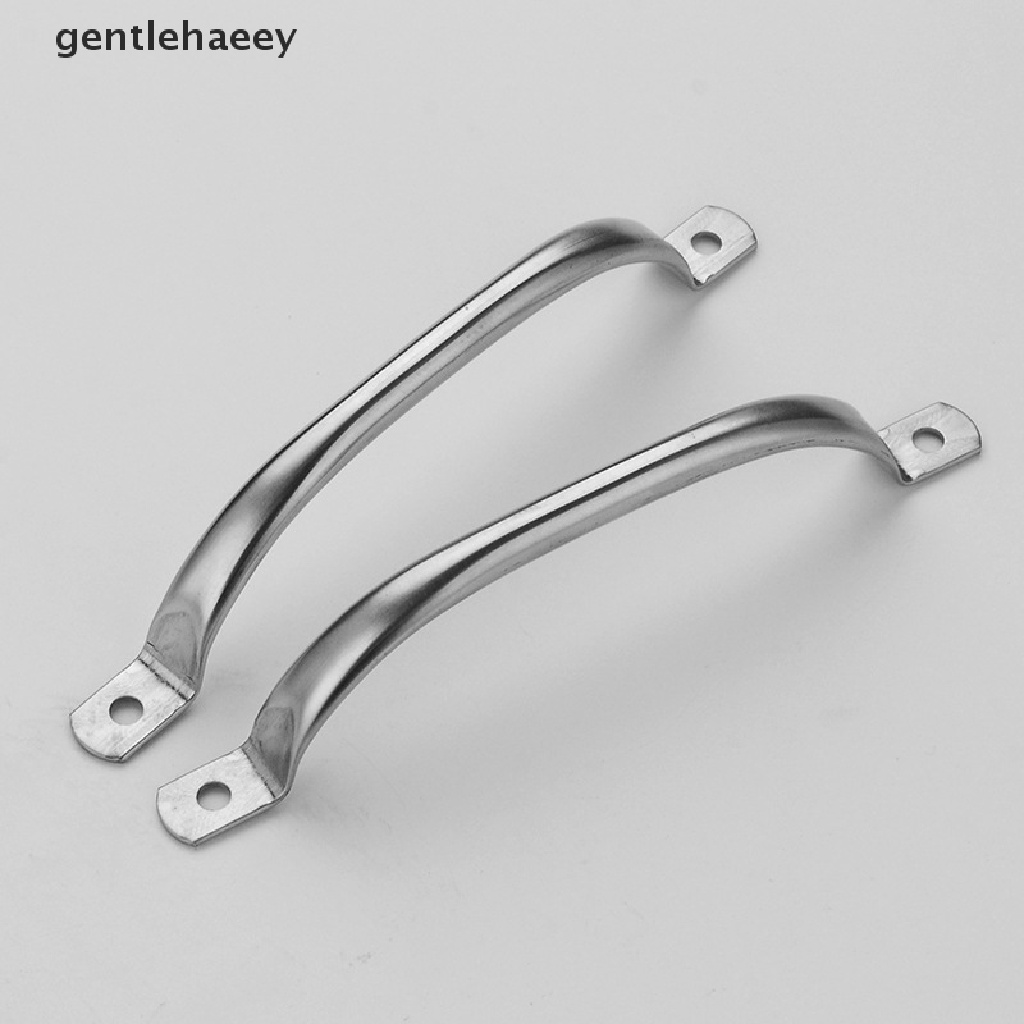 Set 2 Tay Nắm Cửa Tủ Bằng Thép Không Gỉ Màu Bạc